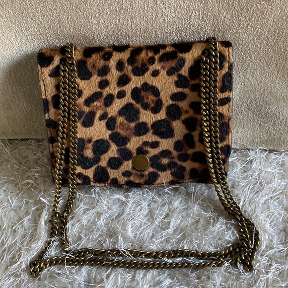 Madewell Calf Hair Leather Suede Crossbody Bag - Picture 6 of 15